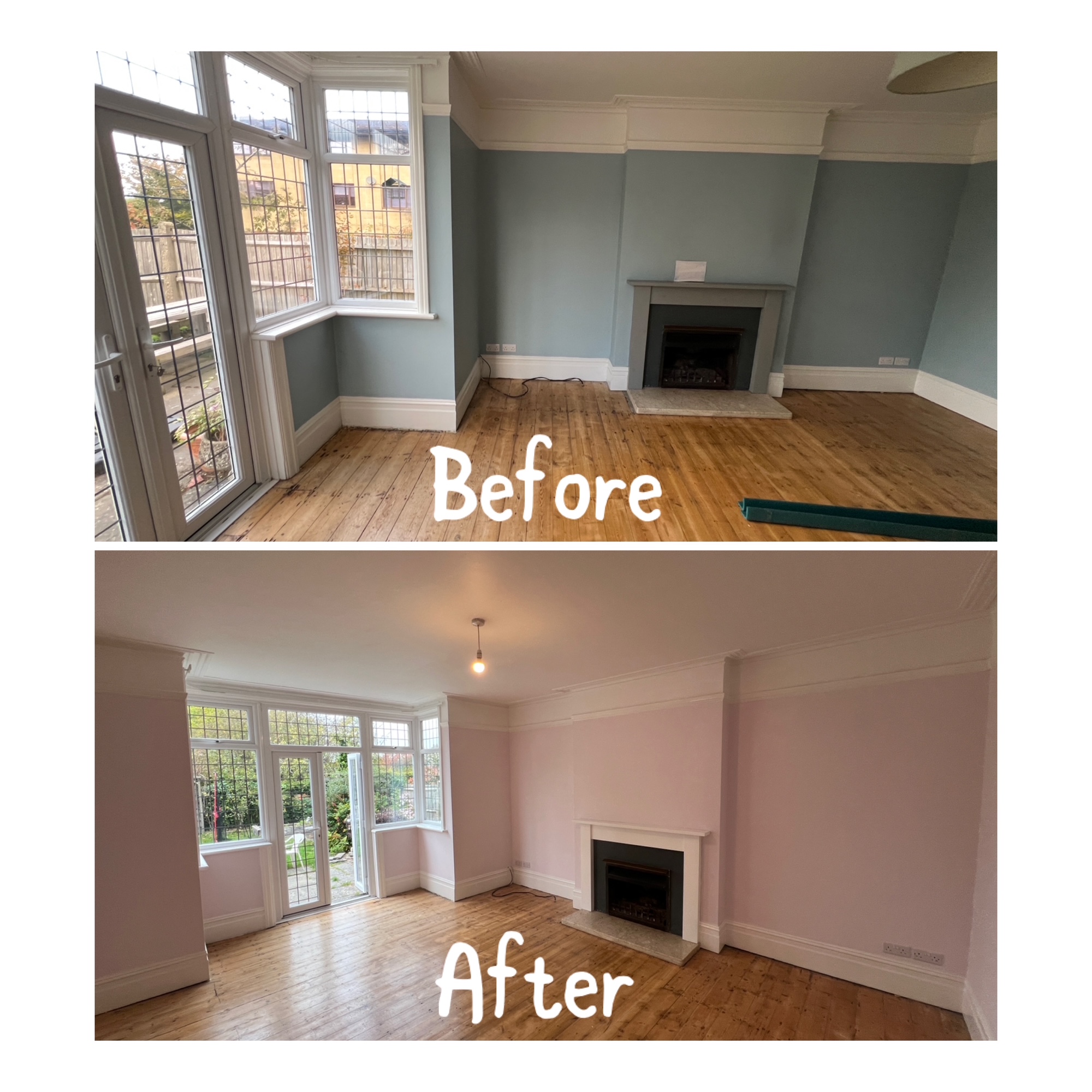 Before and after example of completed JH Estates work 3
