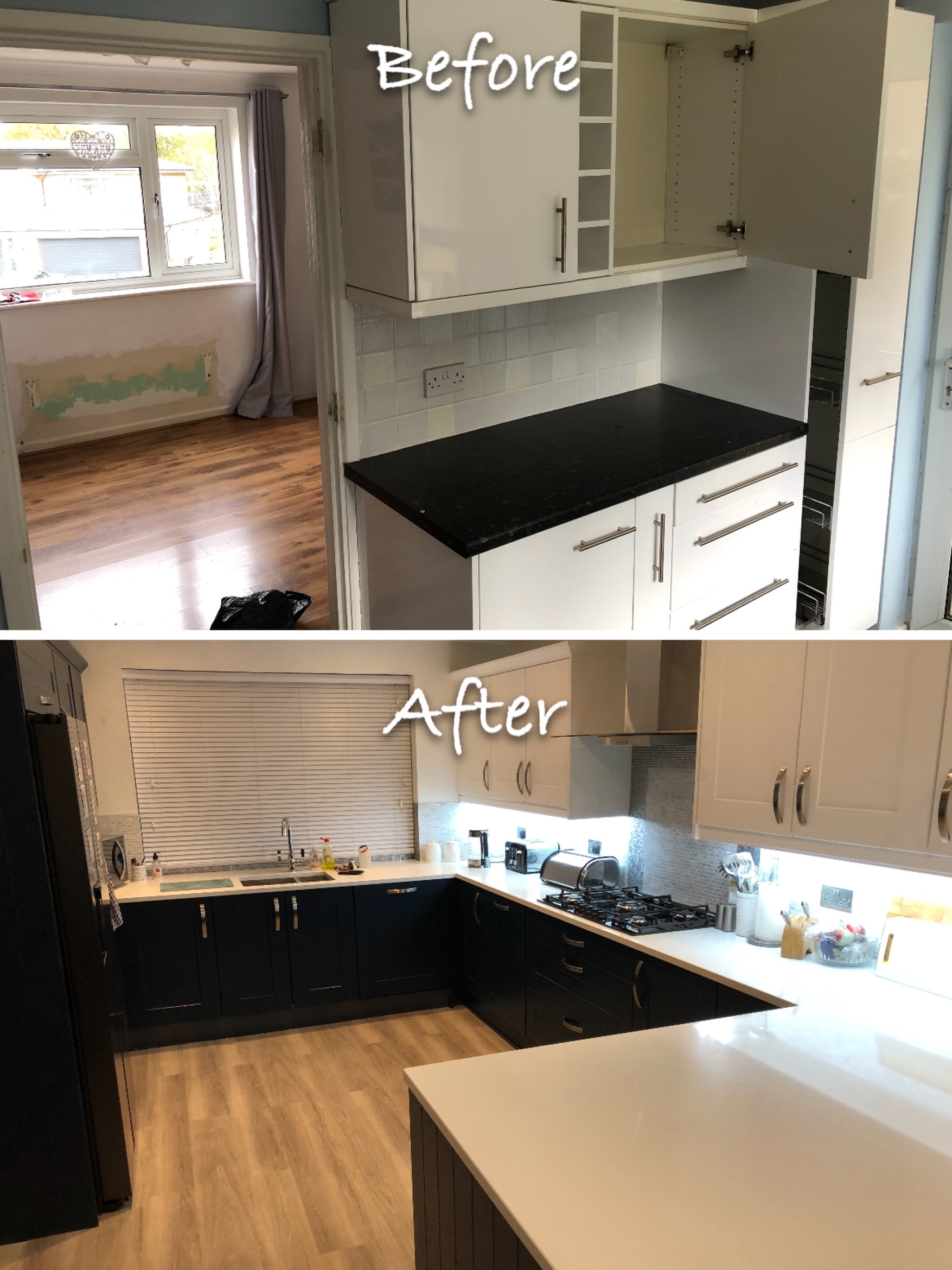 Before and after example of completed JH Estates work 7